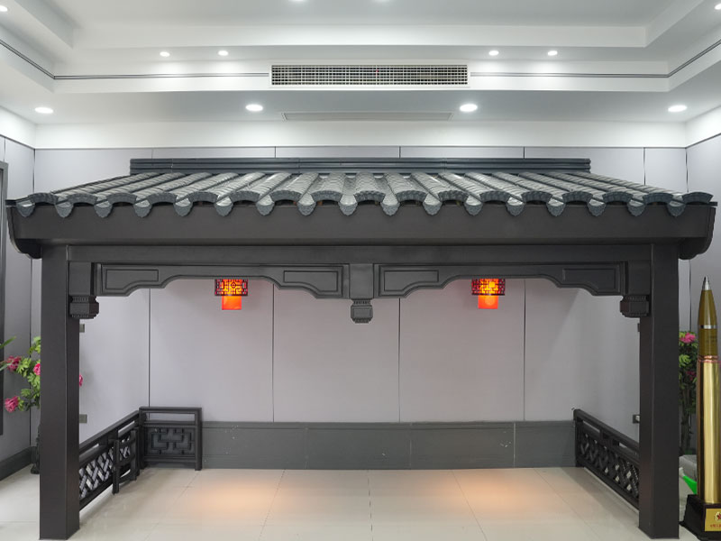 Aluminium Magnesium Manganhui -stil Antik indigo metal Tagfisfliser